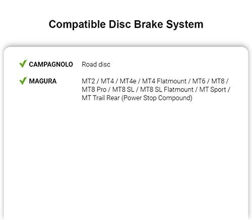 Top Brake Pastillas de Freno de Disco Bicicleta para MAGURA MT2/MT4/MT6/MT8/MT4E/MT Trail Rear/MT8 Pro/MT8 SL/MT Sport(Premium E+ - Dorado)