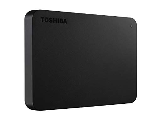 Toshiba Canvio Basics - Disco duro externo portátil USB 3.2 de 2.5 pulgadas (1 TB) color negro