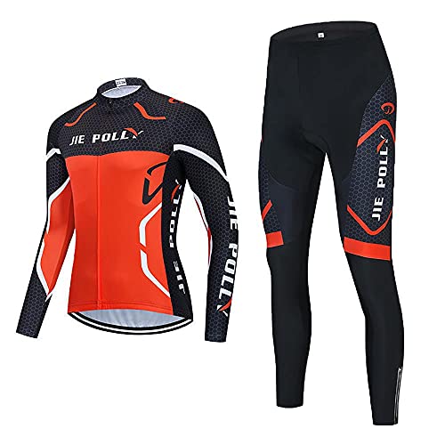 Nuevo Conjunto de Ciclismo de Invierno Vellón Térmico Ropa de Ciclismo  Hombre Jersey Traje Sport Riding Bike Mtb Ropa Bib Pantalones Set Ropa  Ciclismo