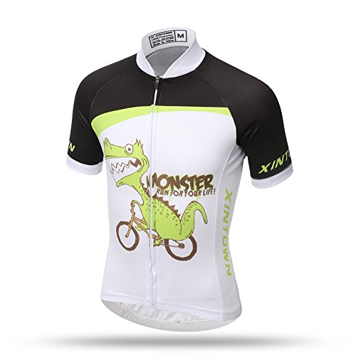 Traje De Ciclismo Niño Maillot De Ciclismo Niño (Bicicleta Camiseta Manga Corta + Pantalones con Asiento Acolchado)