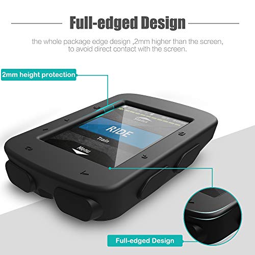 TUSITA Funda Compatible con Garmin Edge 520 Plus - Cubierta Protectora de Silicona - Accesorios de Computadora para Bicicleta GPS