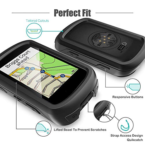 TUSITA Funda Compatible con Garmin Edge 530 - Protectora de Silicona Skin - Accesorios para computadora con GPS