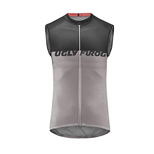 UGLY FROG Chaleco para Ciclismo Otono/Invierno Element Defence Gilet Maillot Bicicleta Hombre Sin Mangas MTB 148-H19VSVZR09