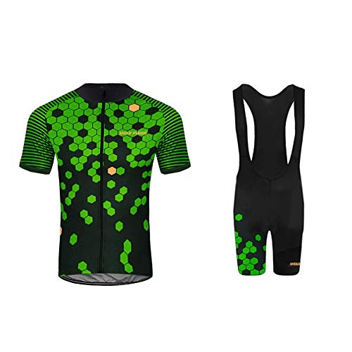 UGLY FROG Conjunto de ropa de ciclismo para hombre de verano, camiseta de ciclismo de manga corta, acolchada, juego de ropa de ciclismo