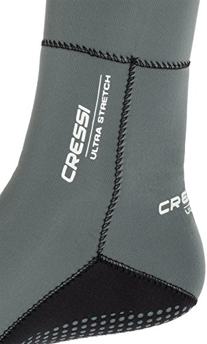 Ultra Stretch Neoprene Socks 1.5mm - Escarpines Neopreno Ultrastretch, Unisex-Adult Gris , S