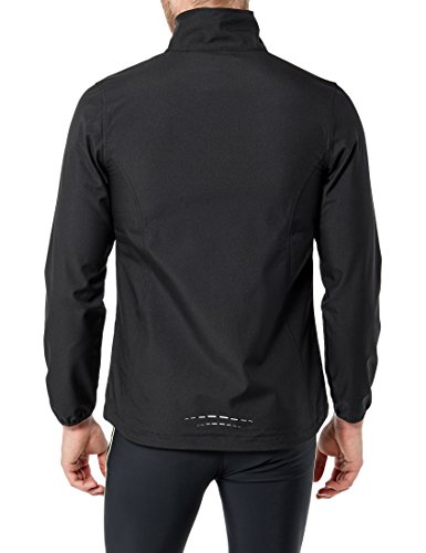 Ultrasport Hannes Softshell Chaqueta Ligera, Hombre, Negro/Rojo, S