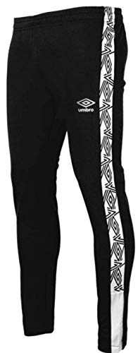 UMBRO Eyre Logo Pant Pantalón De Entrenamiento, Hombre, Negro, S