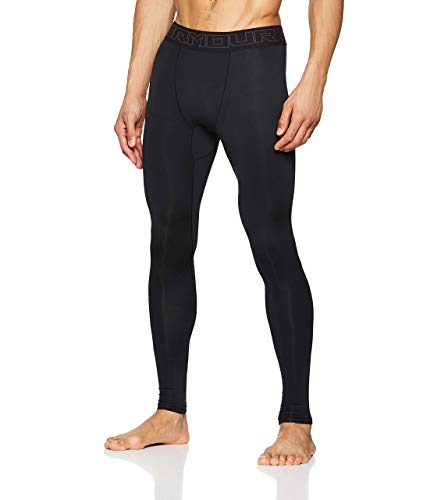 Under Armour ColdGear, Leggings Hombre, Negro (Black / Charcoal) , M