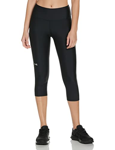 Under Armour HG Armour Hi Capri NS Mallas de Deporte, Mujer, Negro (Black/White), S