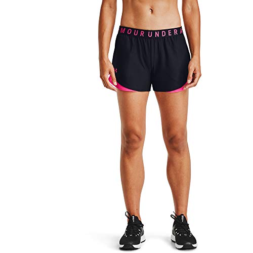 Under Armour Play Up Shorts 3.0 Pantalones Cortos, Negro Cerise Cerise Cerise (028), XL para Mujer