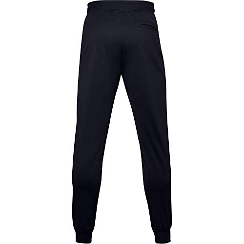 Under Armour Sportstyle Tricot Jogger Pantalón de jogging, Hombre, Negro Black/White, S