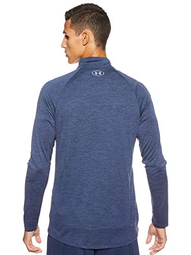 Under Armour Tech 2.0 1/2 Zip, Parte Superior del Calentamiento Hombre, Azul (Academy / Steel) , L