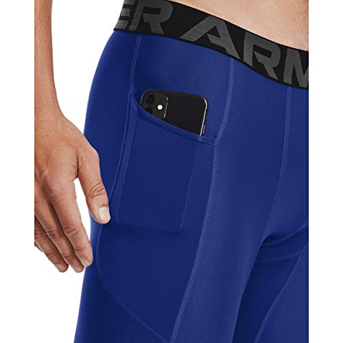 Under Armour UA HG Armour Shorts, Short de Hombre Hombre, Royal/White, XL