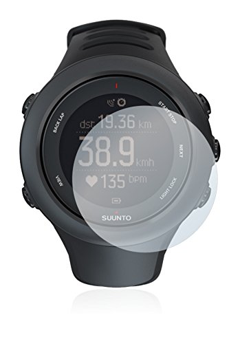 upscreen Protector Pantalla Compatible con Suunto Ambit3 Sport Black/Vertical Película Protectora – Transparente, Anti-Huellas