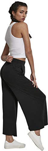 Urban Classics Ladies Modal Culotte Pantalones, Negro (Black 00007), 42 (Talla del Fabricante: Large) para Mujer