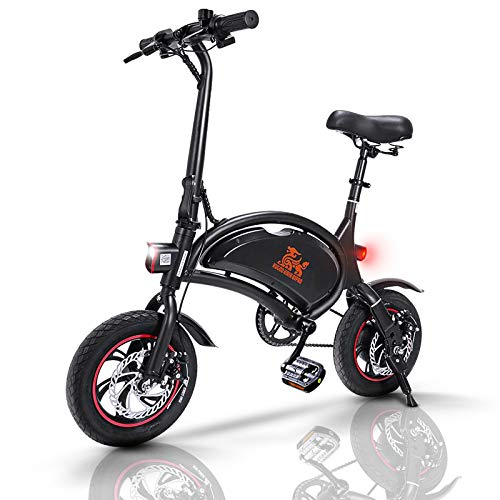 urbetter Bicicleta Electrica Plegables ebike 40-60 km de autonomía 250W Bicicletas Plegable 25 km/h, Bici Electricas Adulto con Ruedas de 12", Batería 36V 10Ah, con Pedales, Asiento Ajustable, B1 Pro