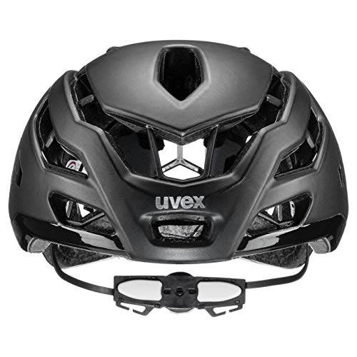 uvex Race 9 Casco de Bicicleta, Unisex-Adult, All Black Mat, 53-57 cm