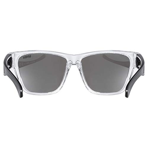 Uvex sportstyle 508 Gafas de sol, Juventud unisex, black clear, one size