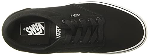 Vans Atwood, Zapatillas Hombre, Black Canvas Black White, 43 EU