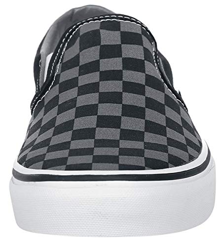 VANS Classic Slip-On Checkerboard, Zapatillas Unisex Adulto, Blanco (Black/Pewter Ch), 42 EU