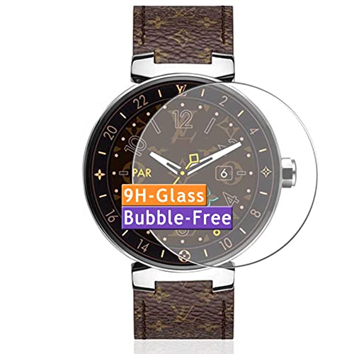 Vaxson 3 Unidades Protector de Pantalla de Cristal Templado, compatible con Louis Vuitton Tambour Horizon, 9H Film Guard Película Protectora Nuevo