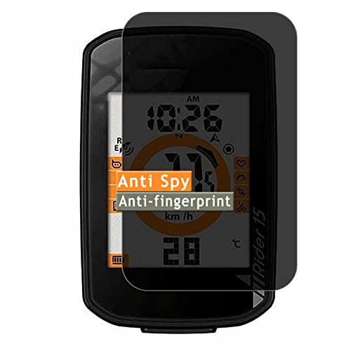 Vaxson Protector de Pantalla de Privacidad, compatible con bryton Rider 15 neo [No Vidrio Templado ] Nuevo Película Protectora Film Guard