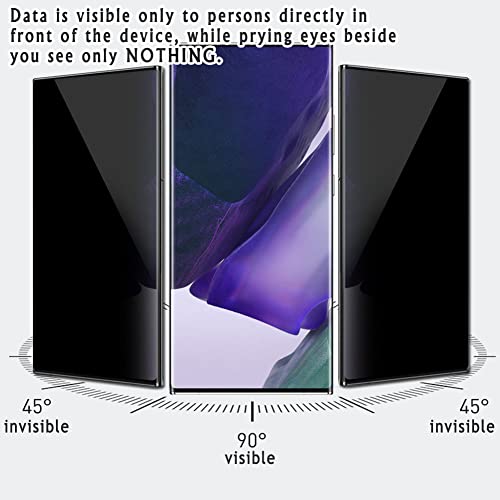 Vaxson Protector de Pantalla de Privacidad, compatible con Sigma iD.TRI [No Vidrio Templado ] Película Protectora Film Guard