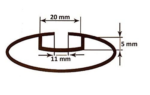 VDP-R-005-120 - Soporte básico para vehículos con rieles de techo, Longitud de la barra: 120 cm