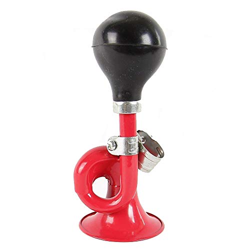 Vélo bell Cloche Sonnette vélo Klaxon pour vélo en métal (Corne-Metall2) rouge