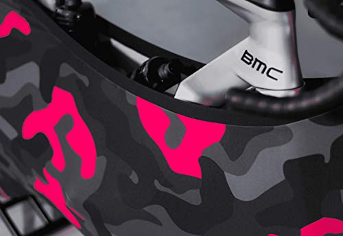 Velo Sock Camo (Black – Pink) Bike Cover, Unisex-Adult, Talla única