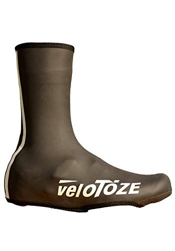 veloToze - Cubrezapatos de Neopreno Unisex, Unisex Adulto, Couvre Chaussure Neoprene, Negro, Small