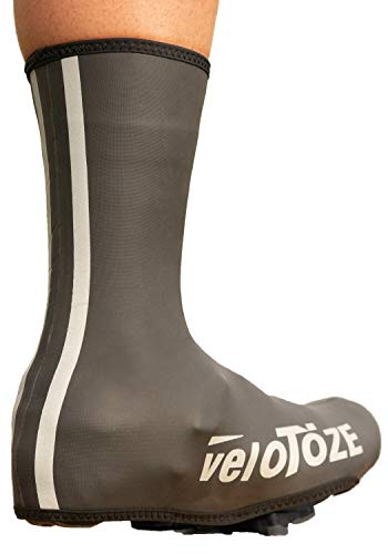 veloToze - Cubrezapatos de Neopreno Unisex, Unisex Adulto, Couvre Chaussure Neoprene, Negro, Small