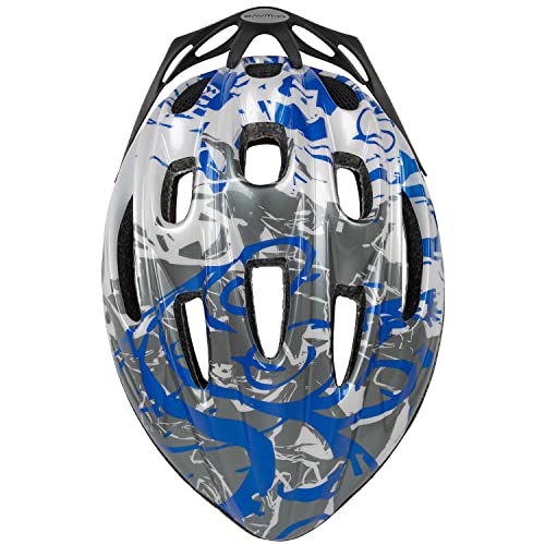 Ventura - Casco de Ciclismo Blanco White/Blue/Silver Talla:Medium