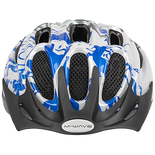 Ventura - Casco de Ciclismo Blanco White/Blue/Silver Talla:Medium