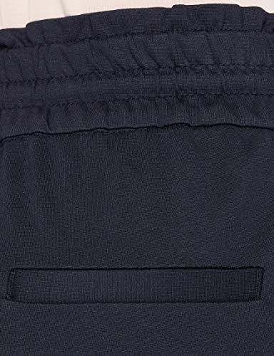 Vero Moda VMEVA MR Loose Slit Ruffle Knicker Color Pantalón, Azul Oscuro, S para Mujer