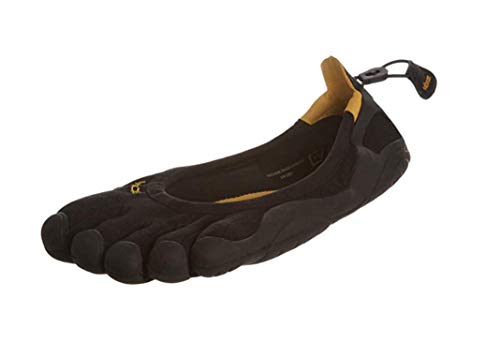 Vibram Five Fingers Classic - Zapatillas de fitness de cuero para mujer, Negro, 40