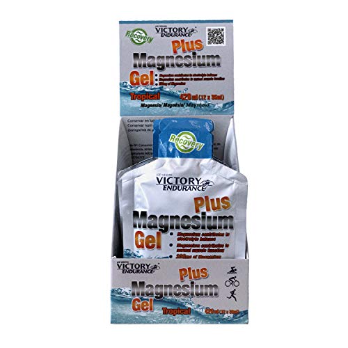 Victory Endurance Magnesium Gel Plus 35ml x 12 geles. El Magnesio evita calambres musculares. Con un plus de Potasio para potenciar sus efectos.