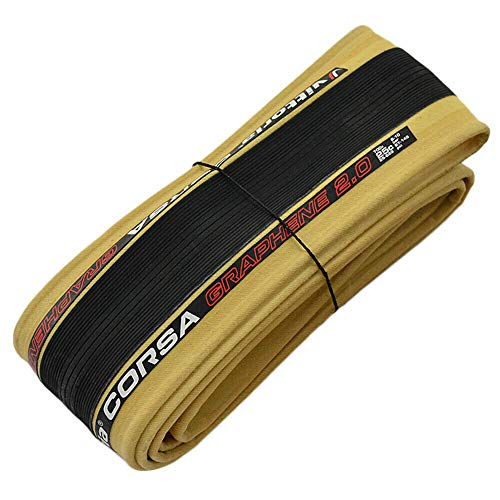 Vittoria Corsa G2.0 Graphene Clincher Tire 700x25C, Skinwall and Black, VT1971