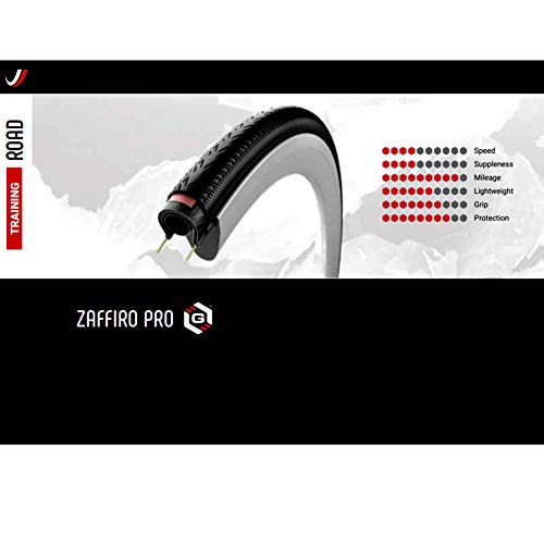 Vittoria Cub. Zaffiro Pro IV 23-622 G2.0 Cubiertas Ciclismo, Adultos Unisex, Negro (Negro), Talla Única