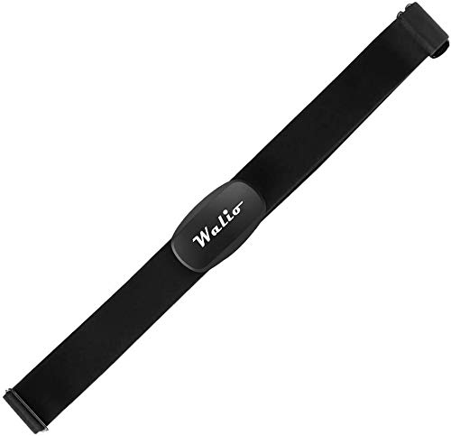 WALIO Pulse - Banda torácica con Sensor de Frecuencia Cardiaca Monitor Conexión Inalámbrico Ant+/2.4G y Bluetooth 4.0. Ciclismo,Running,Gimnasia,aeróbica. Resistencia IPX7