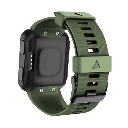 WIIKAI Compatible con Garmin Forerunner 35 Correas para Relojes, Correa de Pulsera de Reemplazo(Ejército Verde).