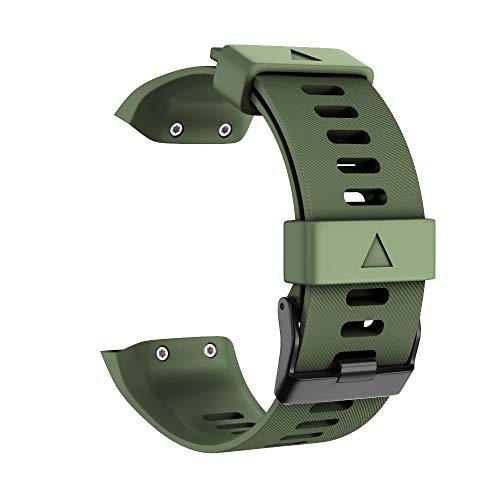 WIIKAI Compatible con Garmin Forerunner 35 Correas para Relojes, Correa de Pulsera de Reemplazo(Ejército Verde).