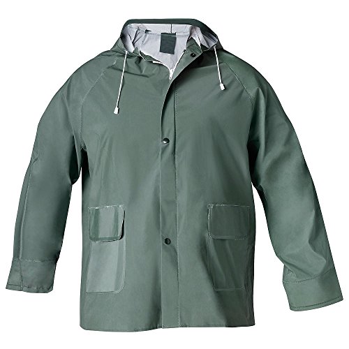 WOLFPACK LINEA PROFESIONAL 15010008 Traje de Agua Impermeable Verde PVC Talla 8-XL