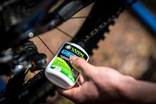 WPL Lubricante para Cadenas Húmedas 120ml - Lubricante de Cadena de Primera Calidad para Bicicletas de Montaña y de Carretera - para la Eficiencia del Pedaleo y el Rendimiento de Larga Duración