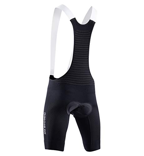 X-Bionic C/Tirantes Regulator Bike Race Culotte, Hombre, Negro, S