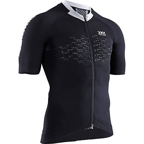 X-Bionic M/C The Trick G2 Bike Zip Maillot, Hombre, Negro