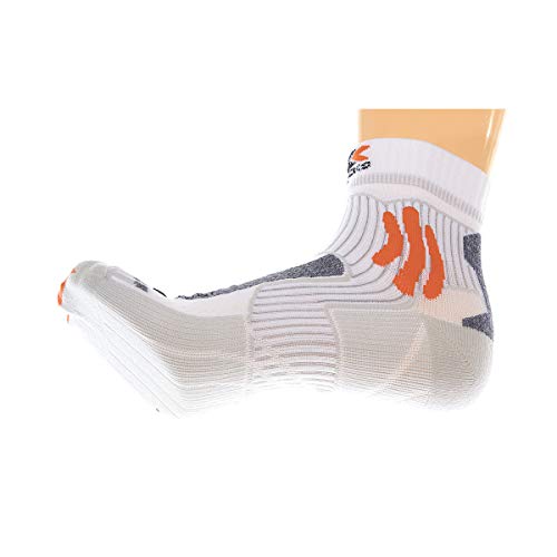 X-Socks Marathon Energy Socks, Unisex Adulto, Arctic White/Pearl Grey, 42-44