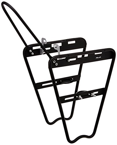 XLC 2500601300 Portaequipajes para Horquilla de suspensión LR-F01 para Bicicleta Lowrider, Unisex, Negro, 31 x 20 x 15 cm