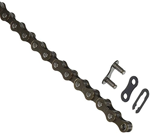 Yaban Chain S410 Cadena Ancha Anticorrosión, Unisex Adulto, Gris, 1 Velocidad