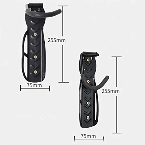 Yangxue Scooter eléctrico Colgador Pared Piezas Skate fijas Longboard Plegable Portátil Negro Durable Soporte Bastidor Colgante Herramienta Acero Antideslizante para Xiaomi M365(Gancho Plegable)